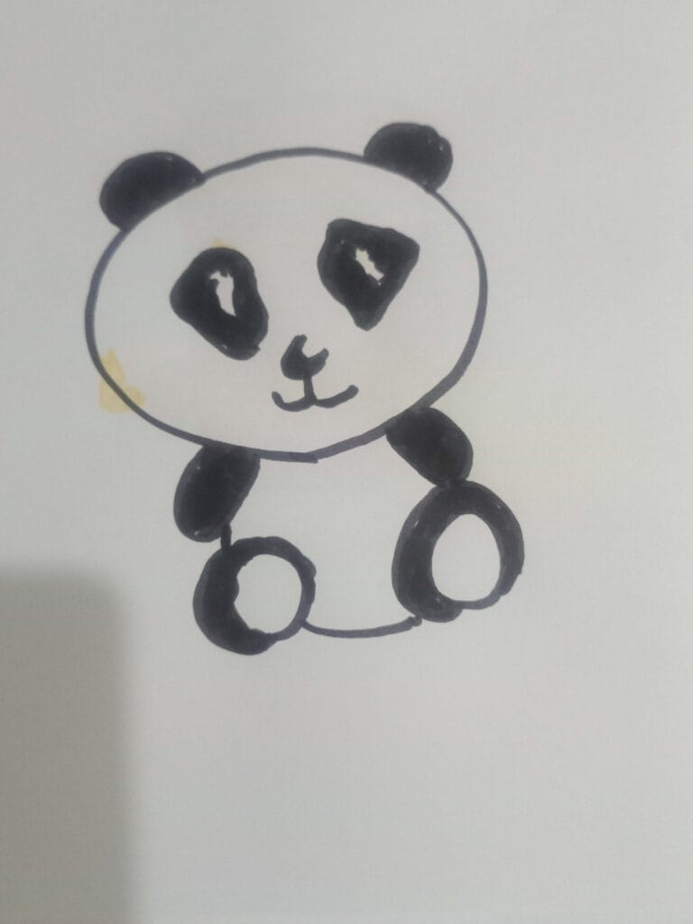 How to draw panda
