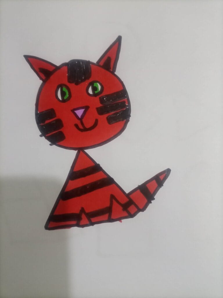 How to draw cat