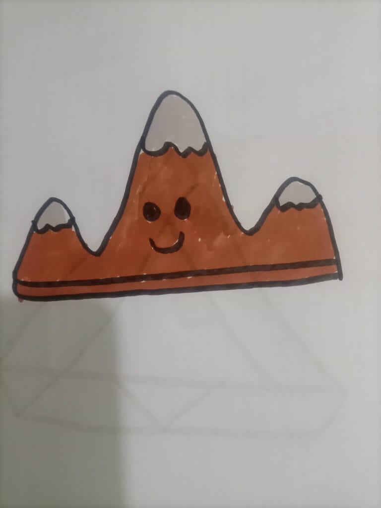 How to draw mountains