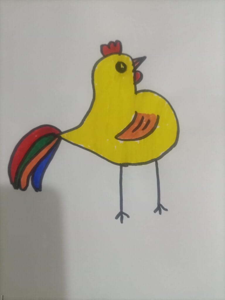 How to draw Chicken