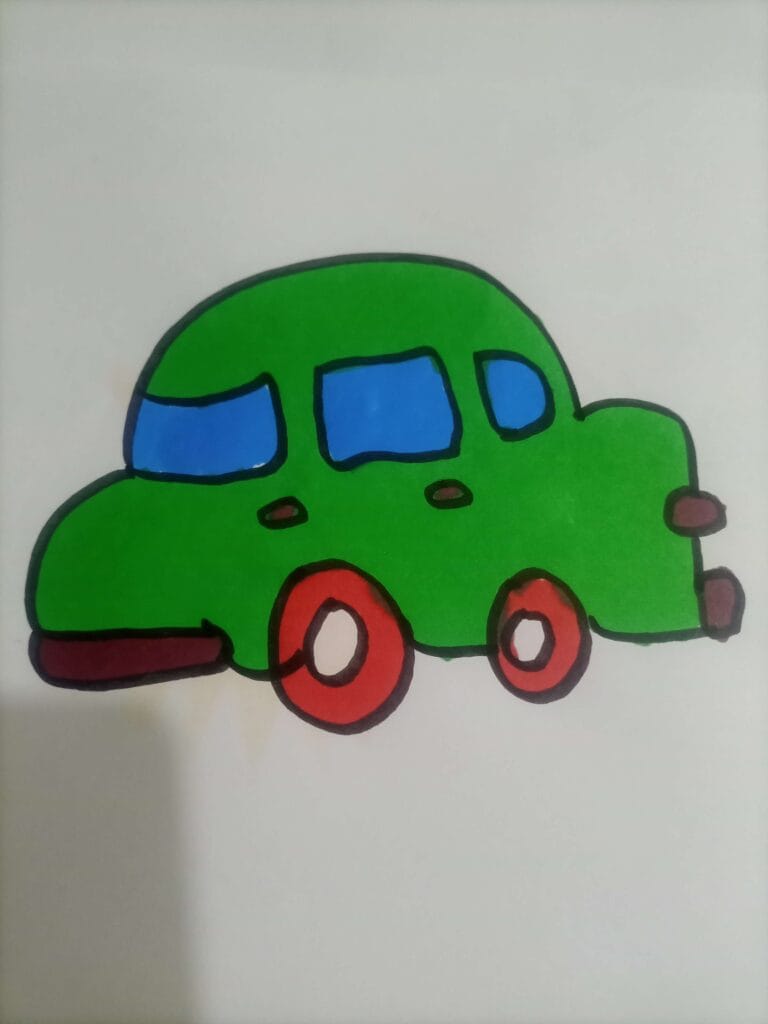 How to draw car