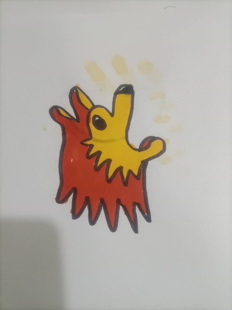 How to draw fox face