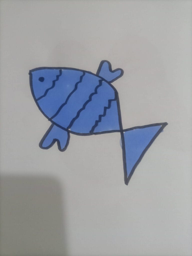 How to draw fish