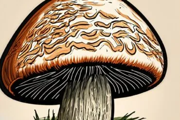 Mushroom drawing