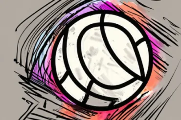 Volley ball drawing