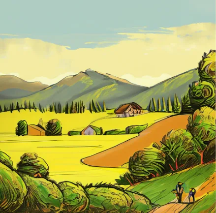 How to draw a landscape How to draw landscape