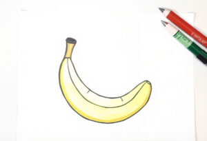 Read more about the article How to draw banana : 7 Easy Step by step guide to banana drawing