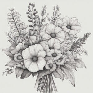 Read more about the article How to Draw a Bouquet of Flowers Blossoming Beauty: A Step-by-Step Guide