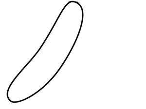 Cucumber drawing 01 edited How to draw a Cucumber