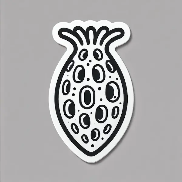 Draw Ascidian 1 Draw Ascidian Sticker
