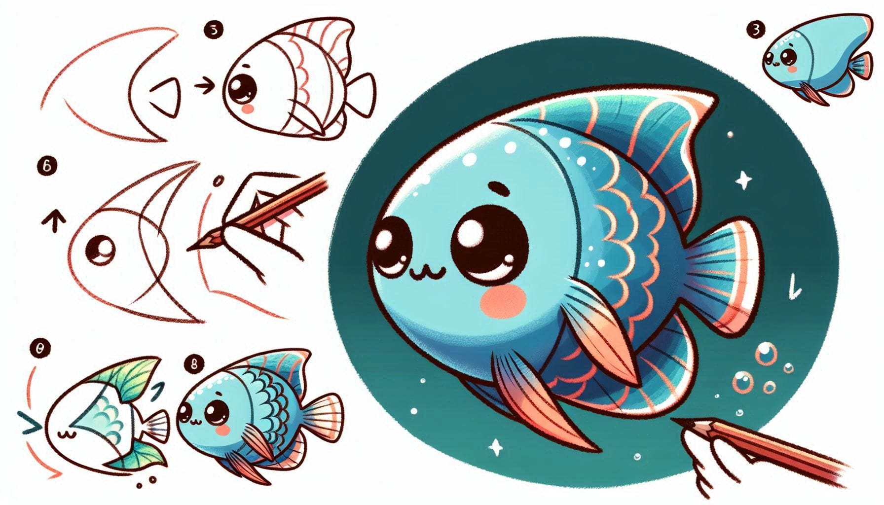 Read more about the article How to draw Angelfish