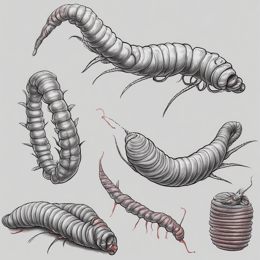How to draw Bloodworm