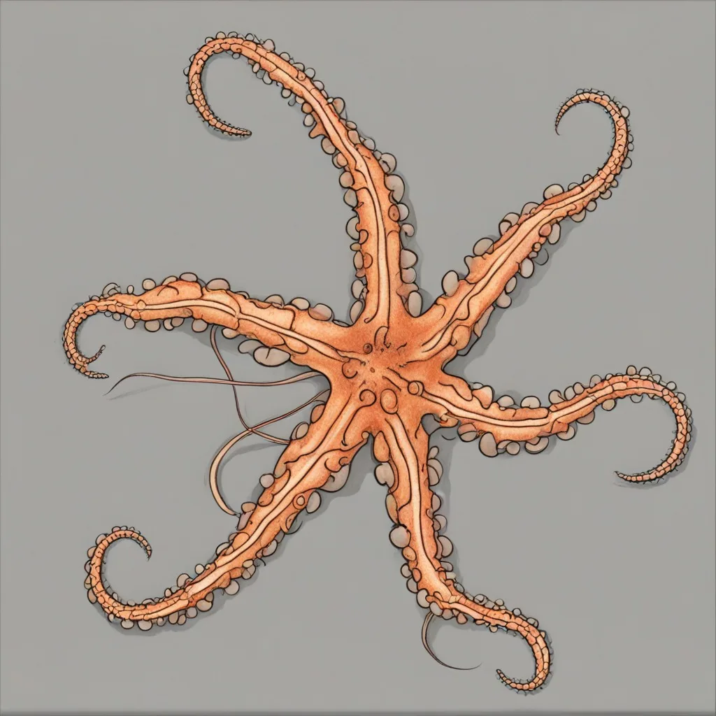How to draw Brittle Star How to draw Brittle Star
