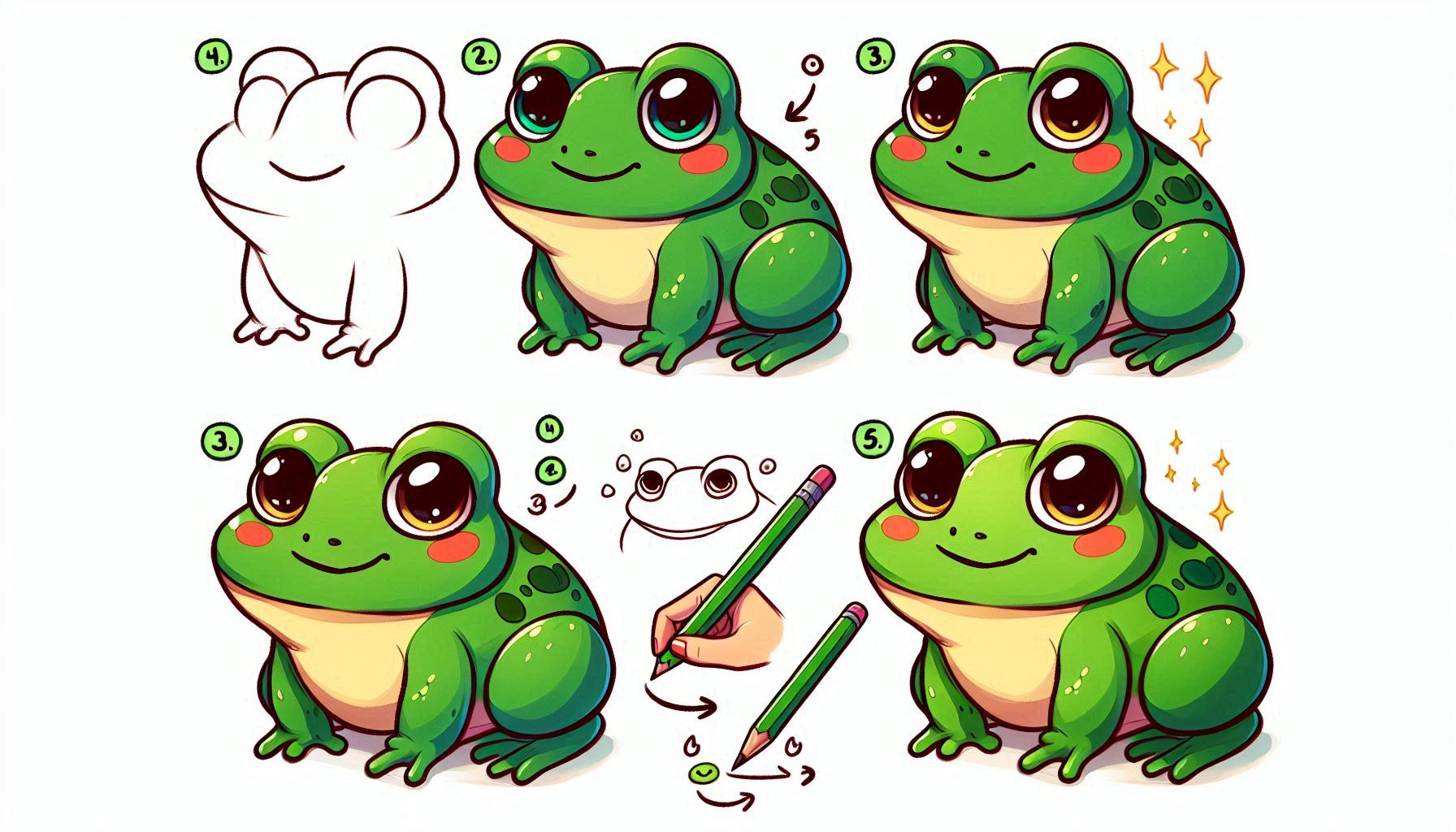 You are currently viewing How to draw Bullfrog