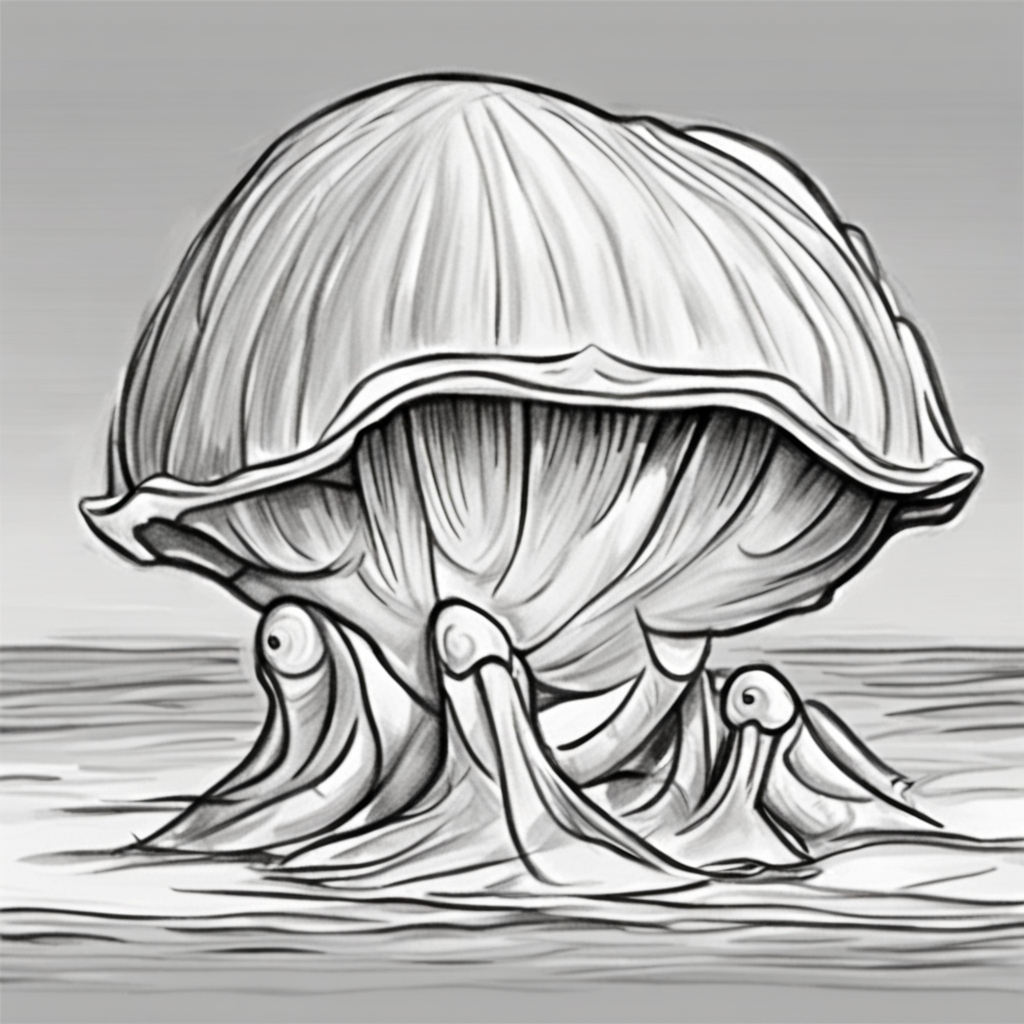 How to draw Clam
