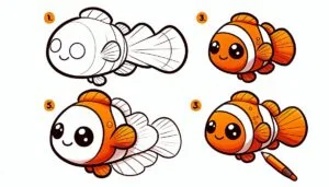 Read more about the article How to Draw Clownfish: Simple Steps for Artistic Success