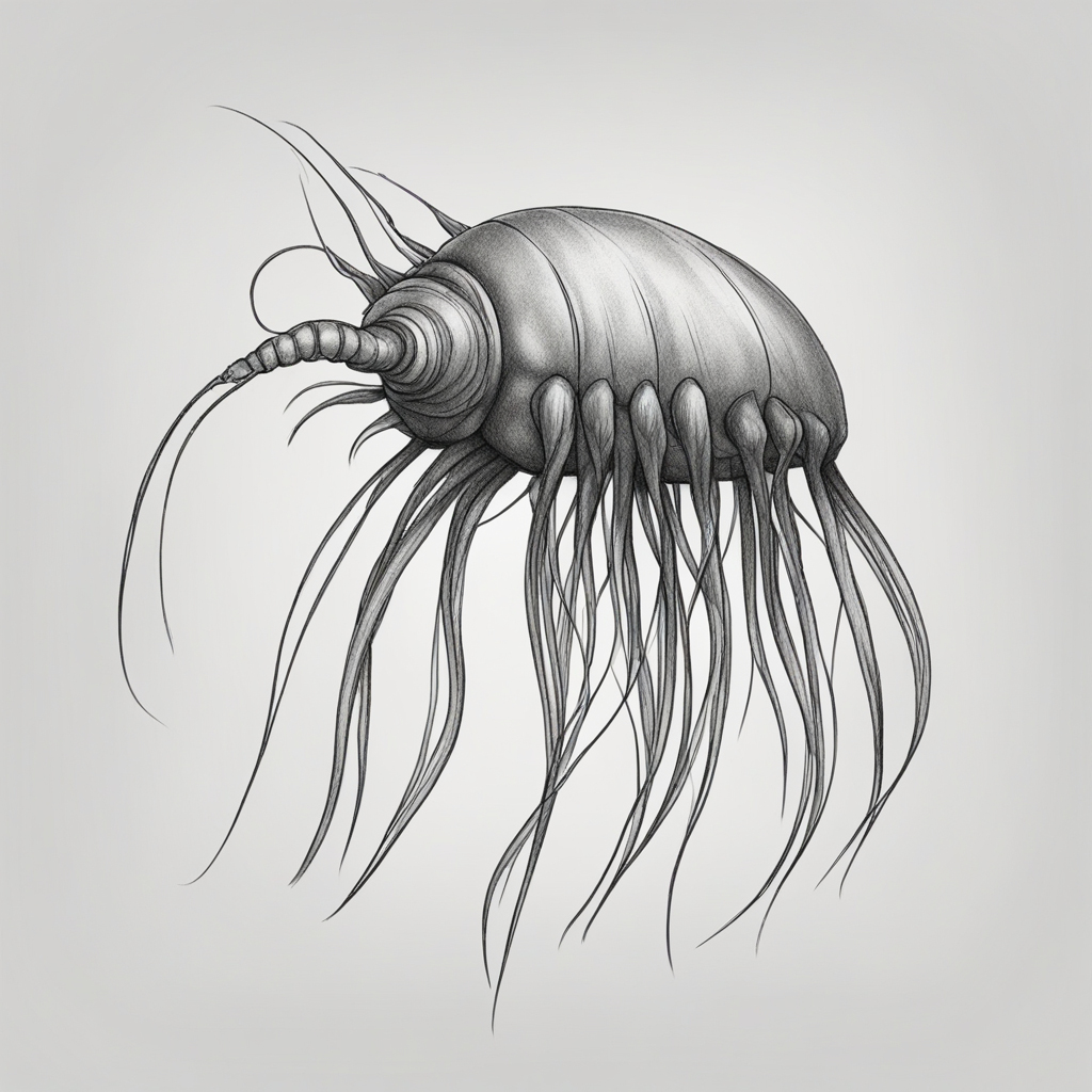 How to draw Copepod