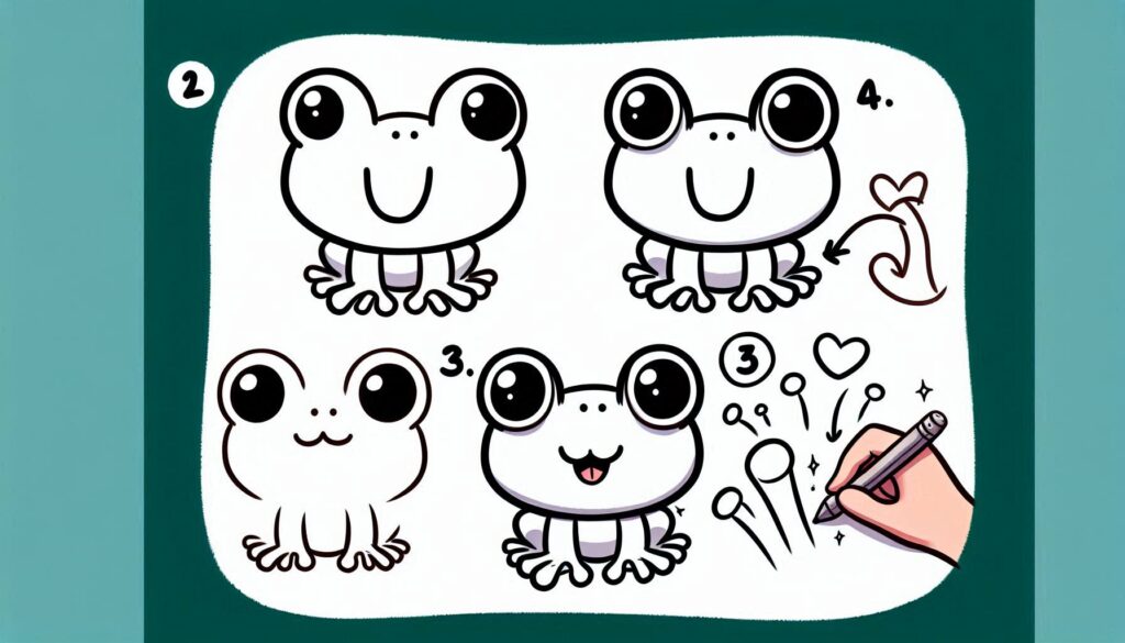 How to draw Frog