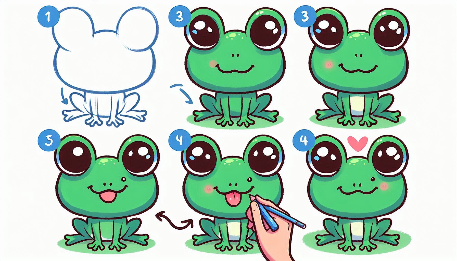 You are currently viewing How to draw Frog