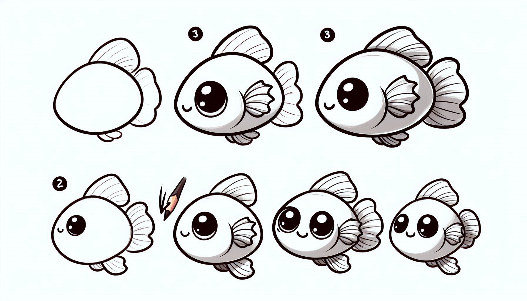 You are currently viewing How to draw Guppy