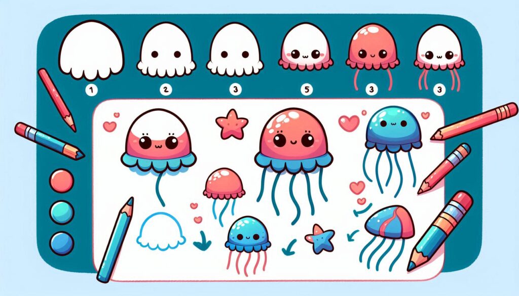 How to draw Jellyfish