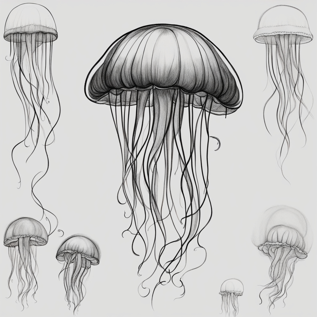 How to draw Jellyfish