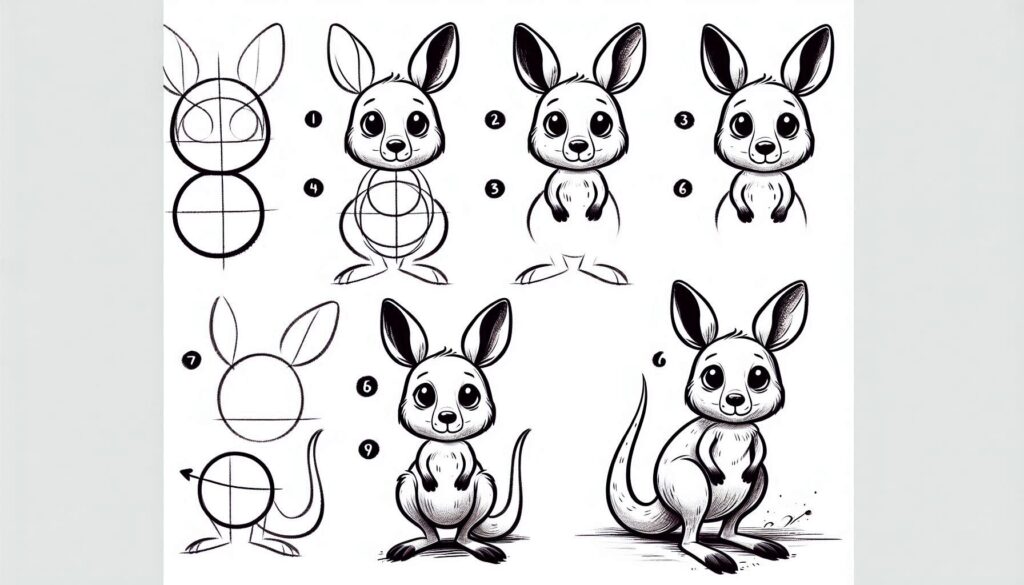 How to draw Kangroo