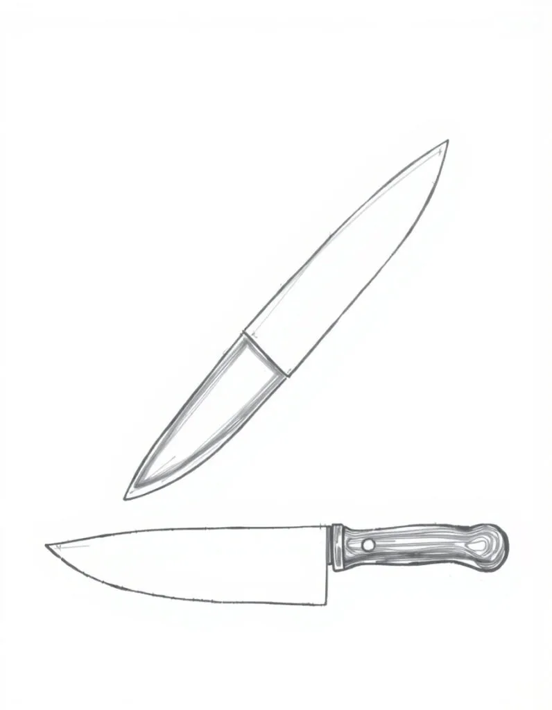 How to draw Knife How to draw Knife Trying drawing
