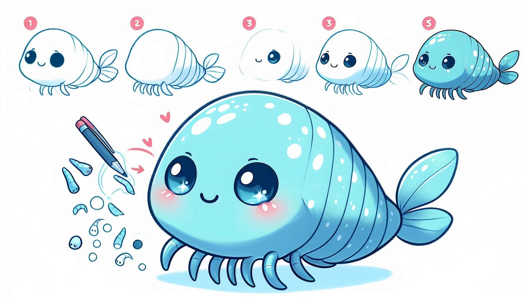 How to draw Krill Trying drawing