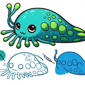 How to draw Larvacean