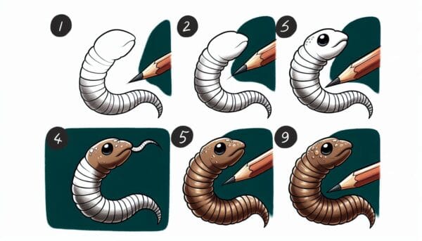 How to draw Leech - Trying drawing