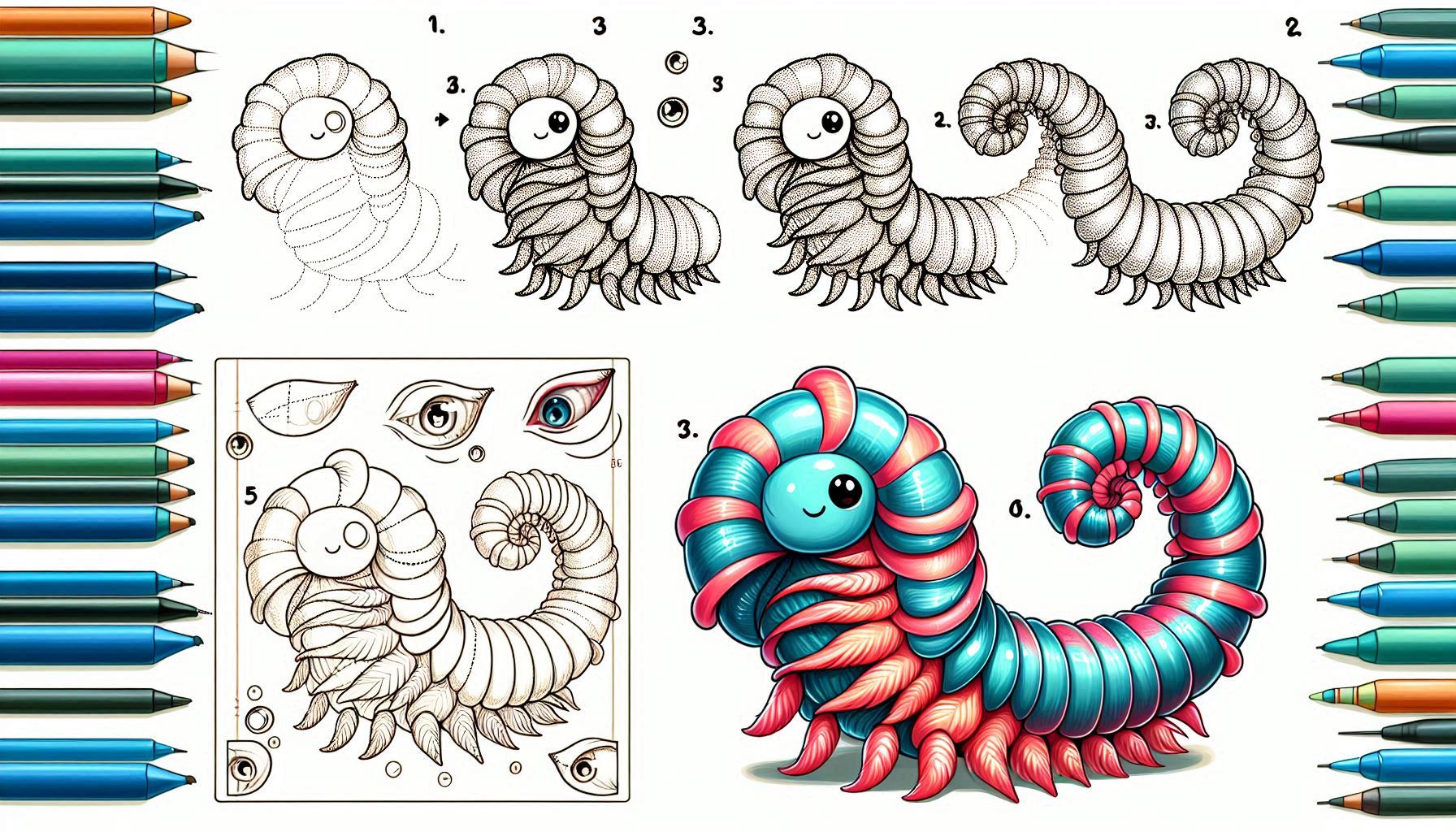 You are currently viewing How to draw Polychaete