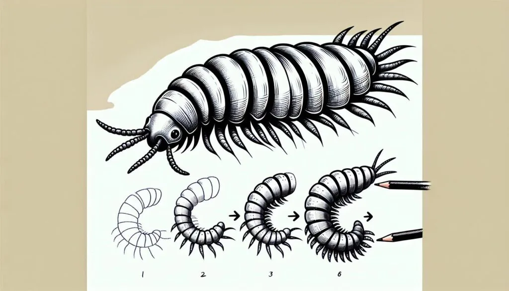How to draw Polychaete