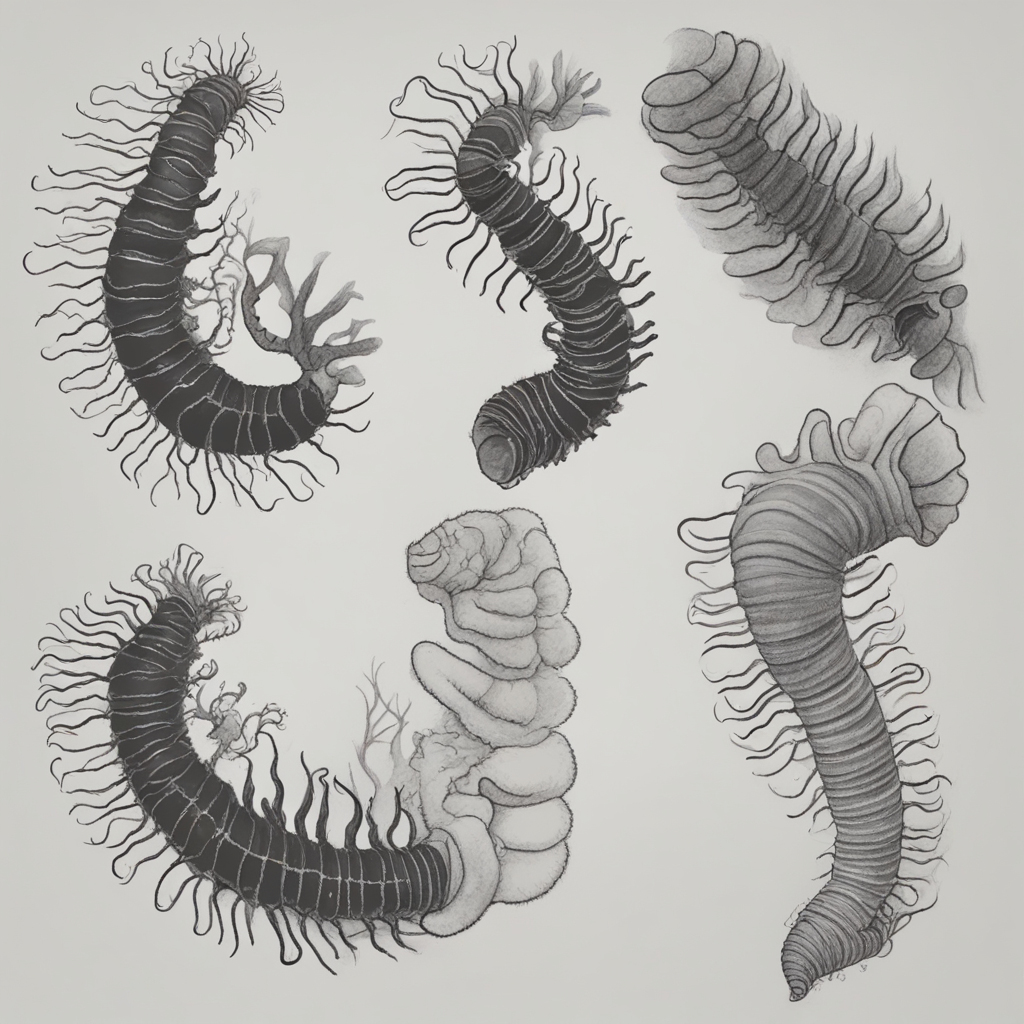 How to draw Polychaete