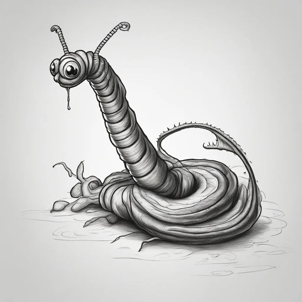 How to draw Ragworm How to draw Ragworm