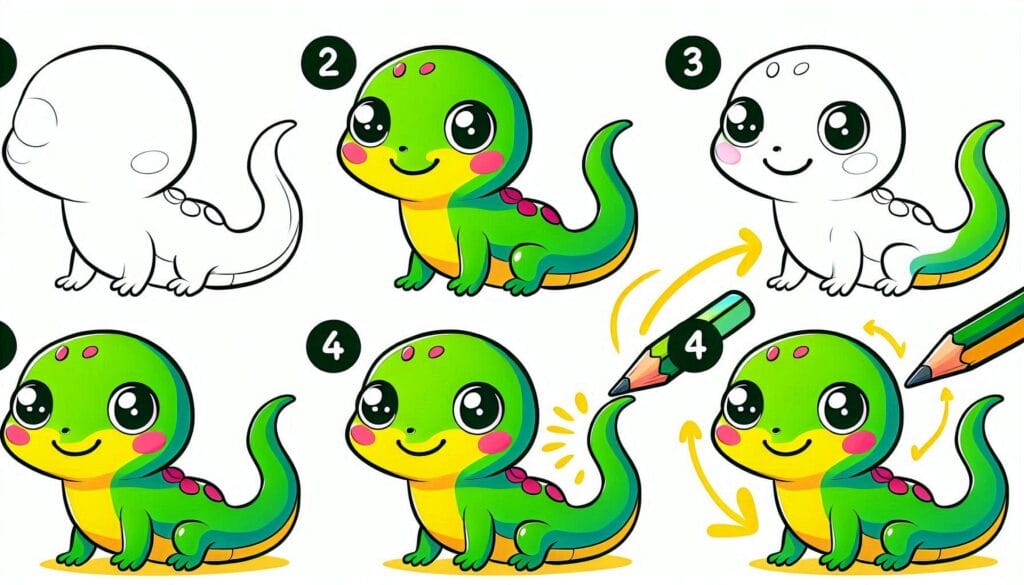 How to draw Salamander