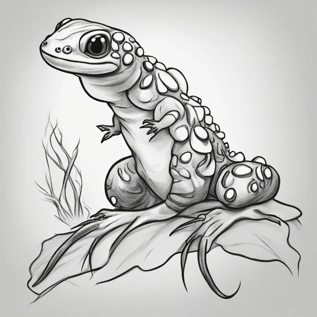 How to draw Salamander How to draw Salamander