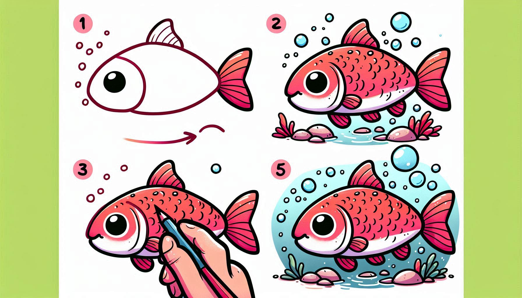 Read more about the article How to draw Salmon