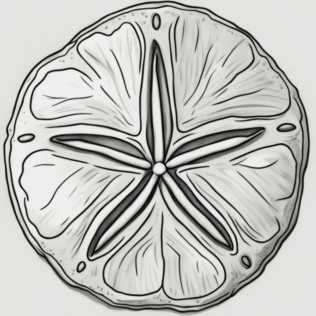 How to draw Sand Dollar How to draw Sand Dollar