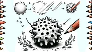 Read more about the article How to draw Sea Sponge : 5 Easy Step by Step Guide