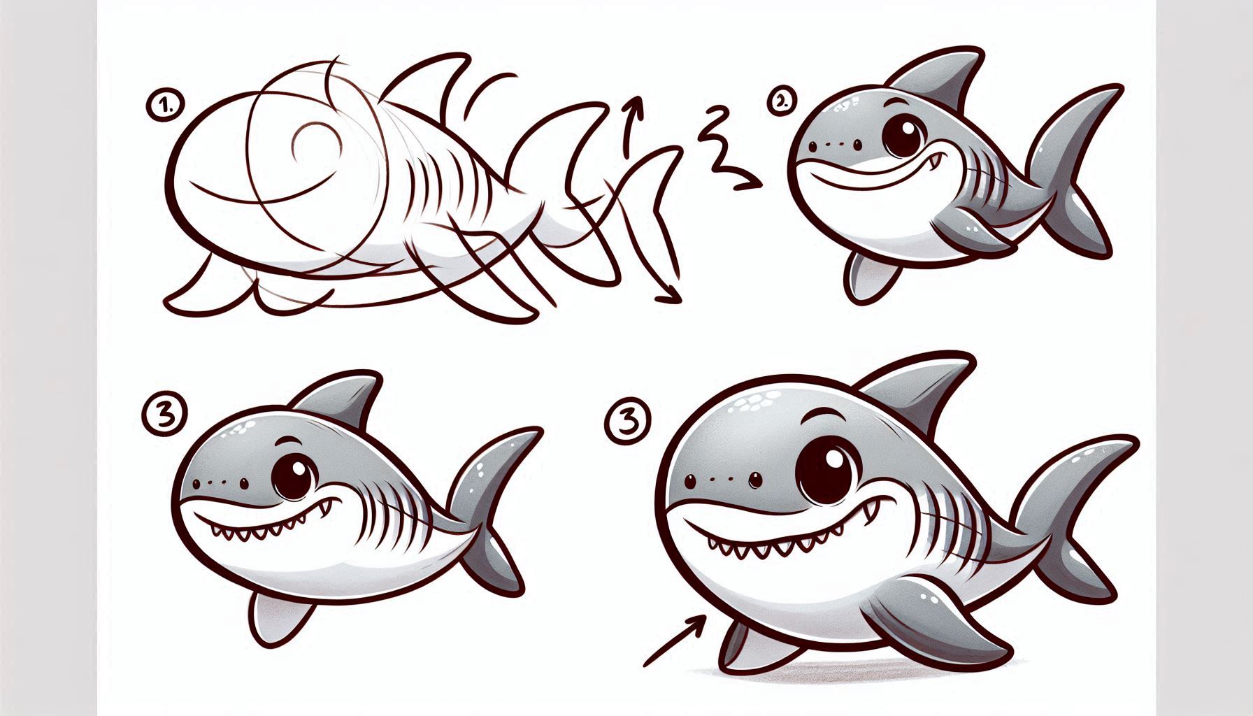 Read more about the article How to draw Shark