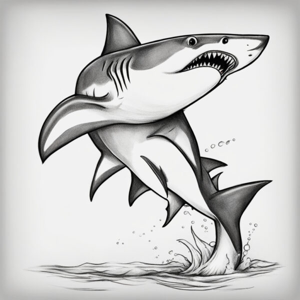 How to draw Shark - Trying drawing