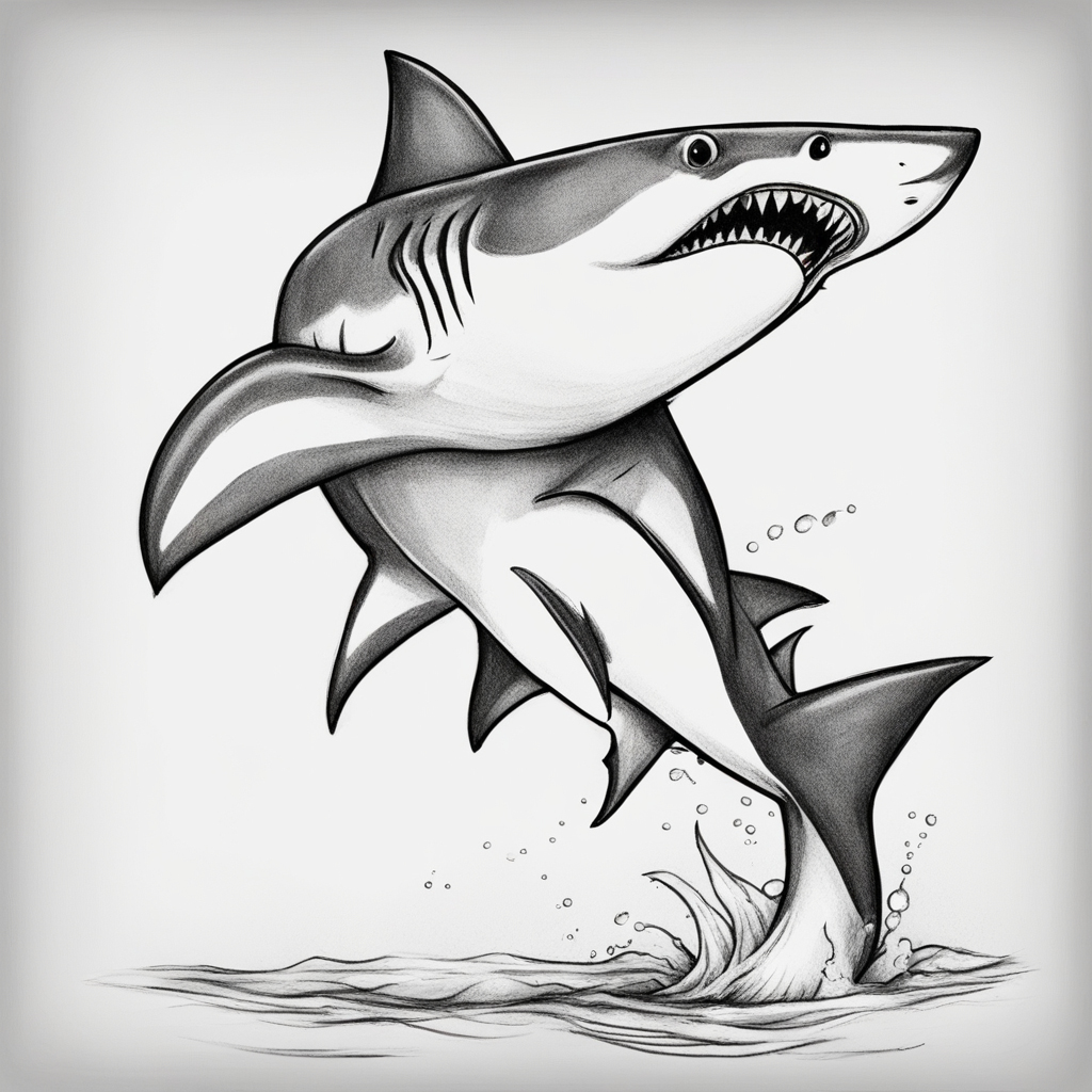 How to draw Shark