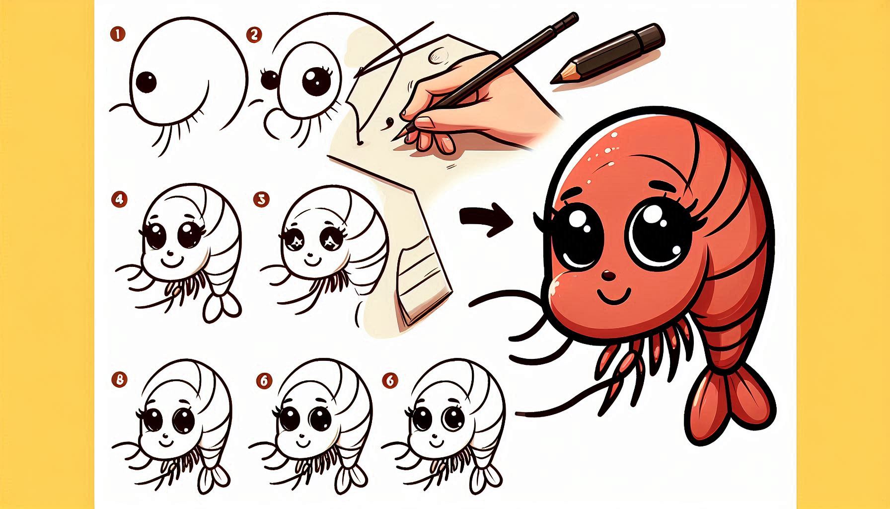 You are currently viewing How to draw Shrimp