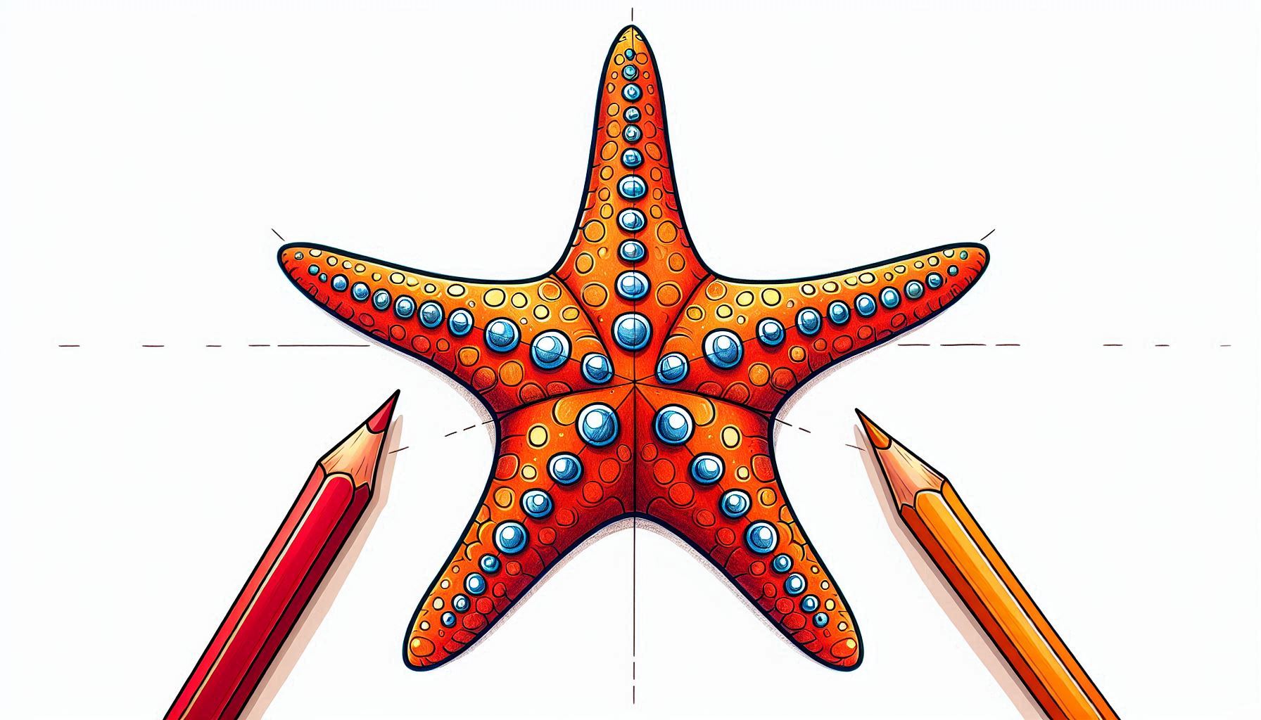 You are currently viewing How to draw Starfish
