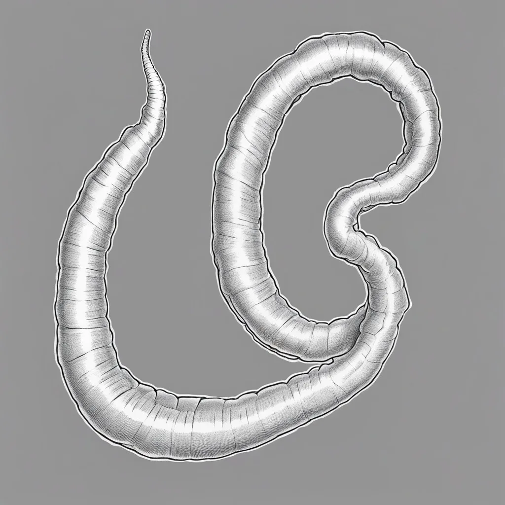 How to draw Tapeworm How to draw Tapeworm