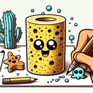 How to draw Tube Sponge