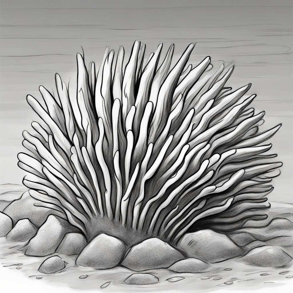 How to draw Tube Worm