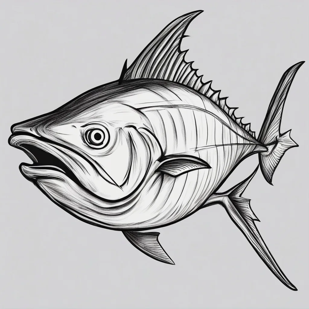 How to draw Tuna How to draw Tuna