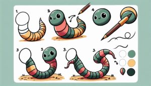 Read more about the article How to draw Whipworm : 7 Easy Step by Step Guide